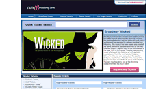 Desktop Screenshot of onthebroadway.com