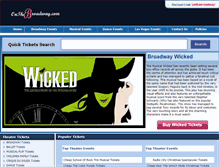 Tablet Screenshot of onthebroadway.com